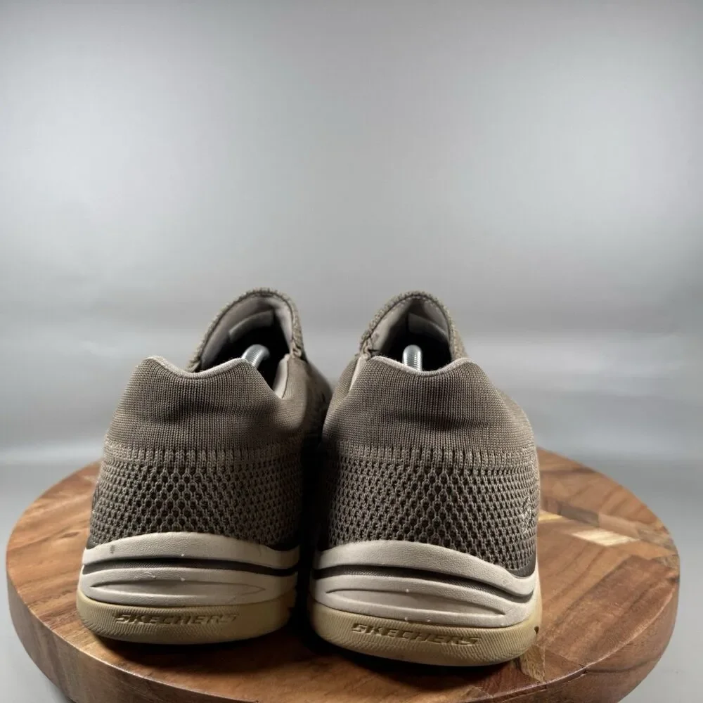 Skechers Mens Expected Gomel 65086‎ Beige Running Shoes Sneakers Size 13
